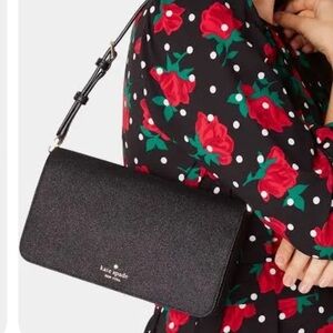 Kate Spade Black Sparkle Shoulder bag